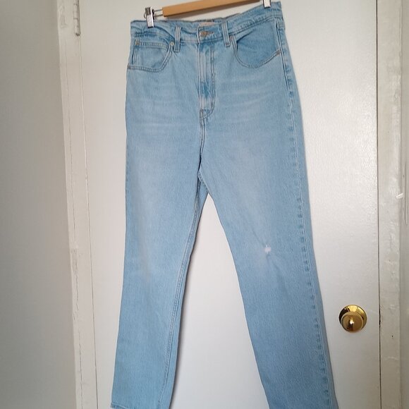 Levi’s Womens’ Jeans, Light Blue Wash, 70’s High Slim Straight, Sz. 30 - Picture 1 of 16